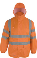 Veiligheids regenjas RJO oranje maat XL
