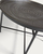 Table basse Dalinea en acier effet vieilli Ø 65 cm