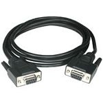 C2G 3m DB9 Cable seriële kabel Zwart