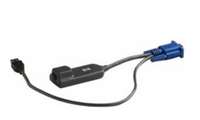 Hewlett Packard Enterprise AF629A toetsenbord-video-muis (kvm) kabel Zwart, Blauw