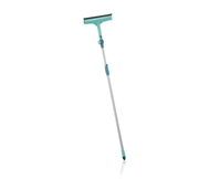 Leifheit 51120 outil pour nettoyage des carreaux 28 cm Acier inoxydable, Turquoise