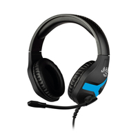 Konix KX MY PS4 NEMESIS HEADSET Kopfhörer Kabelgebunden Kopfband Gaming Schwarz, Blau