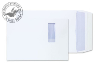 Blake Gusset Pocket Peel and Seal Window White C4 324×229×25mm (Pack 125)