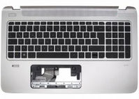 HP 763578-031 laptop reserve-onderdeel Behuizingsvoet + toetsenbord