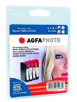 AgfaPhoto APET061SET ink cartridge Black, Cyan, Magenta, Yellow