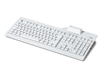 Fujitsu KB SCR eSIG klawiatura USB AZERTY Biały