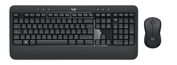 Logitech Advanced MK540 klawiatura Dołączona myszka USB AZERTY Belgijski Czarny, Biały