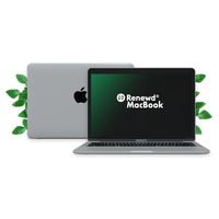 Renewd MacBook Pro Intel® Core™ i5 Portátil 33,8 cm (13.3") 8 GB LPDDR3-SDRAM 256 GB Flash Wi-Fi 5 (802.11ac) macOS Mojave Plata