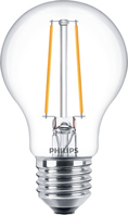 Philips Filament-Lampe, transparent, 15W A60 E27