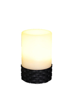 dameco 50195 Tischleuchte Nicht austauschbare(s) Leuchtmittel LED Schwarz, Weiß