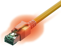 Sacon 442622,05 netwerkkabel Geel 0,5 m Cat6a S/FTP (S-STP)