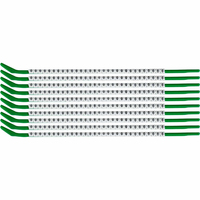 Brady SCNG-09-O-CAP segnacavo Nero, Bianco Nylon 10 pezzo(i)