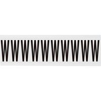 Brady NL-W225-W etiket Rechthoek Permanent Zwart, Wit 250 stuk(s)