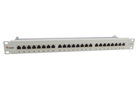 Equip 24-Port Cat.6A Shielded Patch Panel, Light Grey