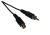Cables Direct 10m RCA/RCA audio cable Black