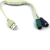 VCOM CU807 PS/2 kábel 2x 6-p Mini-DIN USB A Fehér
