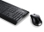 Fujitsu LX901 Tastatur Maus enthalten RF Wireless Spanisch Schwarz