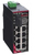 Red Lion SL-9ES-2SC netwerk-switch Unmanaged Fast Ethernet (10/100) Zwart, Rood