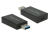 DeLOCK 65689 tussenstuk voor kabels USB 3.1 Gen 2 Type-A USB 3.1 Gen 2 USB Type-C Zwart