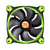 Thermaltake Riing 12 Boitier PC Ventilateur 12 cm Noir, Vert