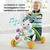 Mattel Zebra Primi Passi Spingibile, Giocattolo Elettronico Educativo con Musica e Suoni, per Bambini di 6 + Mesi