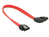 DeLOCK 83967 SATA-kabel 0,2 m SATA 7-pin Zwart, Rood