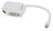 Manhattan 207362 câble vidéo et adaptateur 0,25 m Mini DisplayPort DVI-I + VGA (D-Sub) + HDMI Blanc