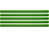 Yato Klej termotopliwy 11x200mm 5szt kolor zielony