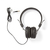Nedis HPWD1100BK fejhallgató és headset Fekete