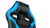 DRIFT DR50 Silla para videojuegos de PC Asiento acolchado tapizado Negro, Azul