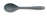 Servierlöffel Tom Silikon grau 28,0x6,0 cm von Kela