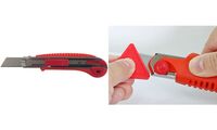 NT Cutter L-700RP, boîtier en plastique, lame 18 mm, rouge (61000567)