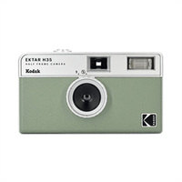 Kodak Ektar H35 Analog Kamera grün, 35mm Film, 22mm, F9.5, Blitz