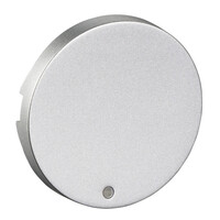 Odace - touche pour commande lumineuse - Alu - livrée sans LED (S530297)