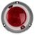 Moflash LEDD125, LED Blitz, Dauer Signalleuchte Rot, 24 V dc, Ø 98mm x 162mm