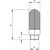 RS PRO Pneumatischer Schalldämpfer aus PE, 1/4 in Male, 10bar