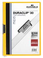 Durable DURACLIP� 30 A4 Clip Folder - Yellow - Pack of 25