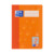 Oxford A5 Schulheft , Lineatur 7 (kariert 7 mm), 32 Blatt, Optik Paper® , geheftet, orange