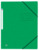 Oxford Top File + A4 Eckspannermappe mit Gummizugverschluss mit Einschlagklappen grün