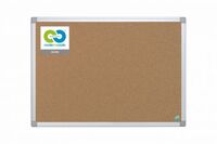 Bi-Office Earth-It Maya Cork Notice Board 120x90cm Promotional Offer Free Pack o