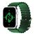 NALIA Ocean Cinturino Smart Watch compatible con Apple Watch Bracciale SE Series 8/7/6/5/4/3/2/1, 38mm 40mm 41mm, per iWatch Orologio Fitness Donna Uomo, Silicone Verde