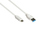 Anschlusskabel USB 3.2 Gen.2 (10GBit/s / 3A), Stecker A an USB-C™ Stecker, CU, weiß, 1m, Good Connec
