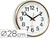 Reloj Q-Connect de Pared Plastico Oficina Redondo 28 cm Marco Cromado