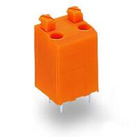 Leiterplattenklemme, 7-polig, RM 3.81 mm, 0,5-1,5 mm², 10 A, Push-in, orange, 73