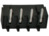Stiftleiste, 3-polig, RM 5 mm, abgewinkelt, schwarz, 10806353