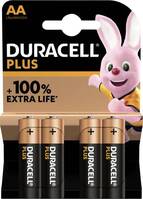 Duracell Plus-AA K4 Ceruzaelem Alkáli mangán 1.5 V 4 db