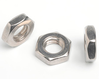 M2.6 HEXAGON THIN NUT DIN 439 A2 STAINLESS STEEL