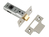 M888 Tubular Mortice Latch 64mm 2.5 in Chrome Finish Pack of 3