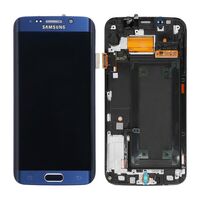 LCD Screen and Digitizer with Front Frame Assembly Sapphire Front Frame Assembly Sapphire Samsung Galaxy S6 Edge Series Handy-Displays