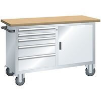 Compact workbench, mobile